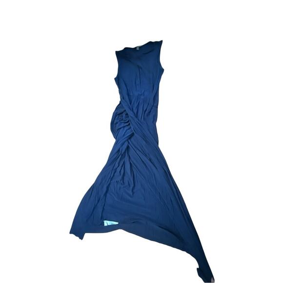 Tommy Bahama Navy Blue Maxi Dress d - Picture 1 of 8